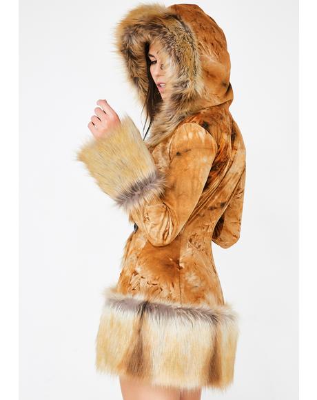 Cocoa Eskimo Kisses Mohair Jacket