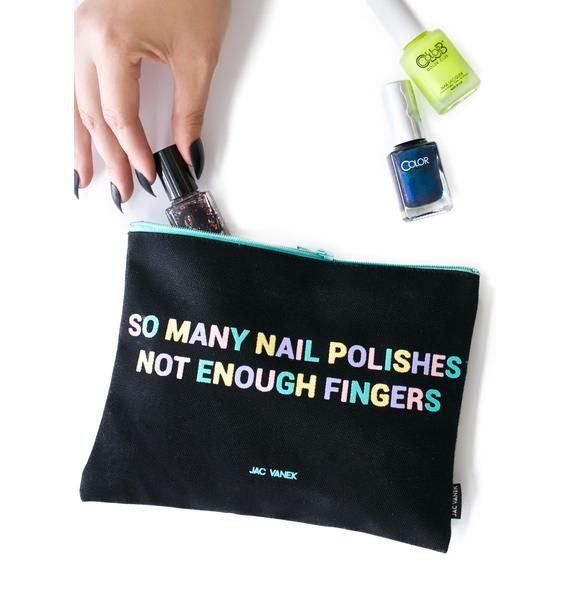 Jac Vanek Nail Polish Zip Pouch Dolls Kill