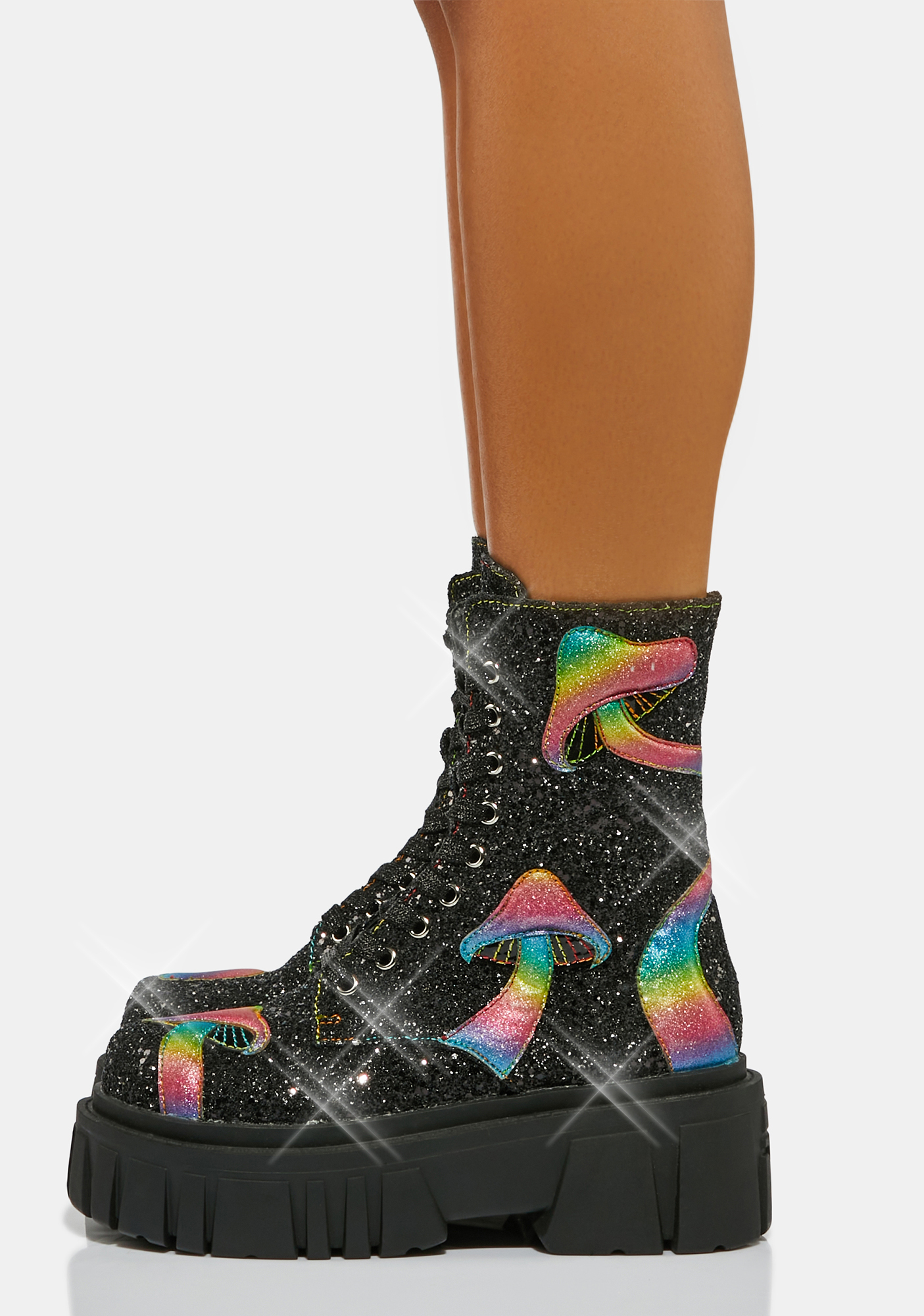 trippy twilight platform boots