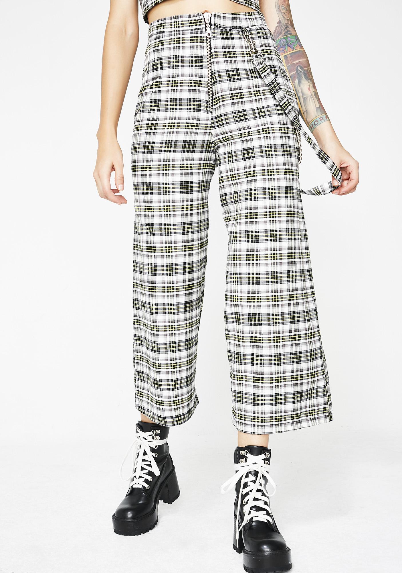 The ragged priest check trousers Clearance