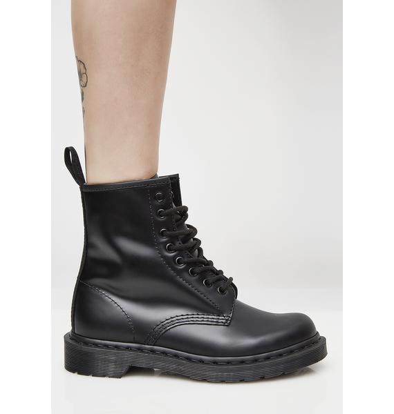 Dr. Martens Black 1460 Mono Boots | Dolls Kill