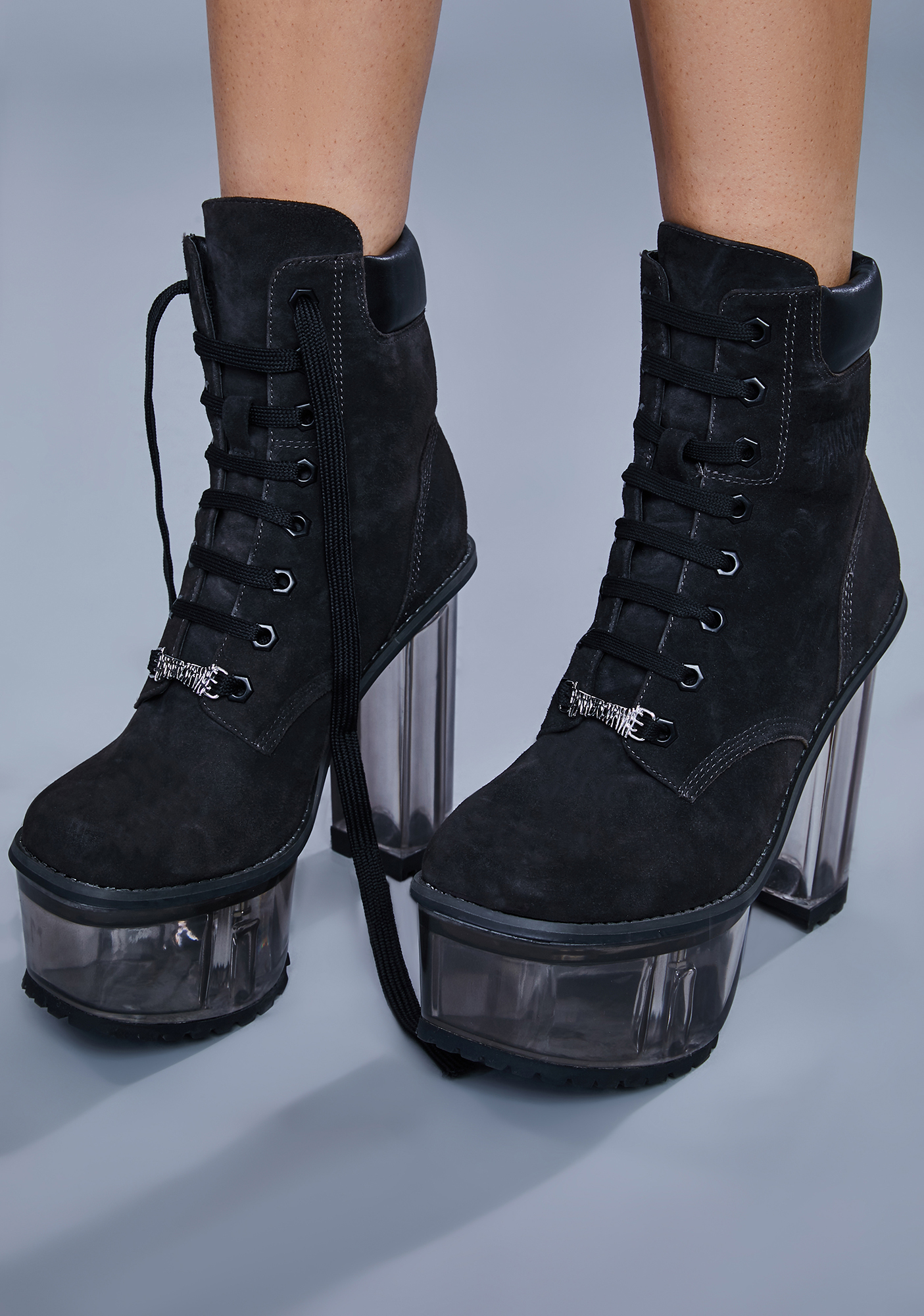 Darker Wavs Logo Shoelace Plates Silver Dolls Kill