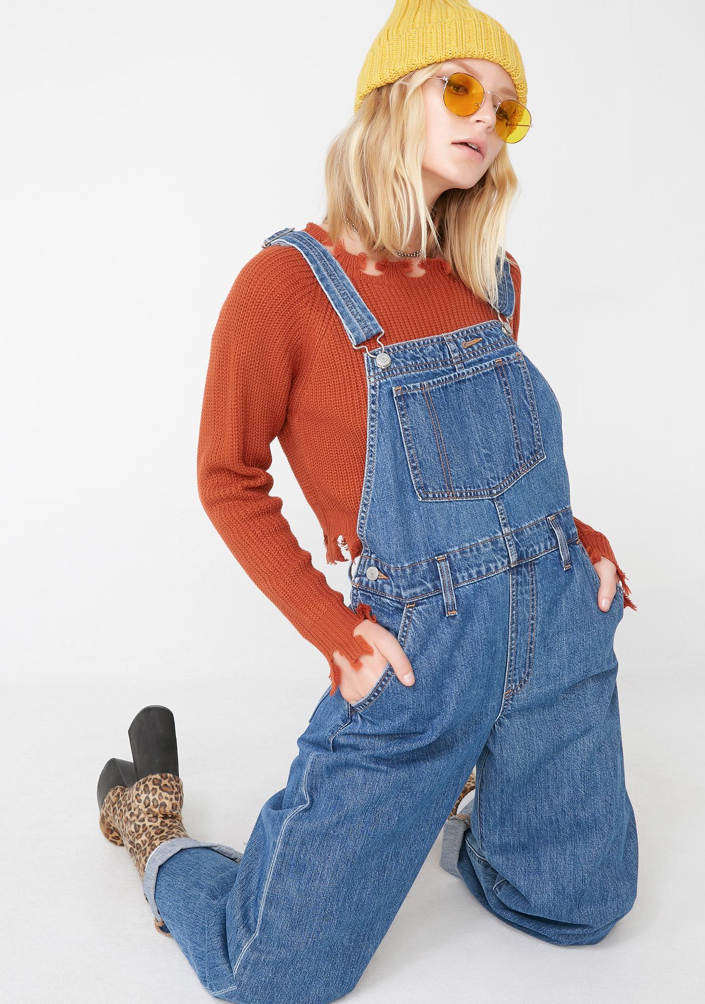 levis baggy overall