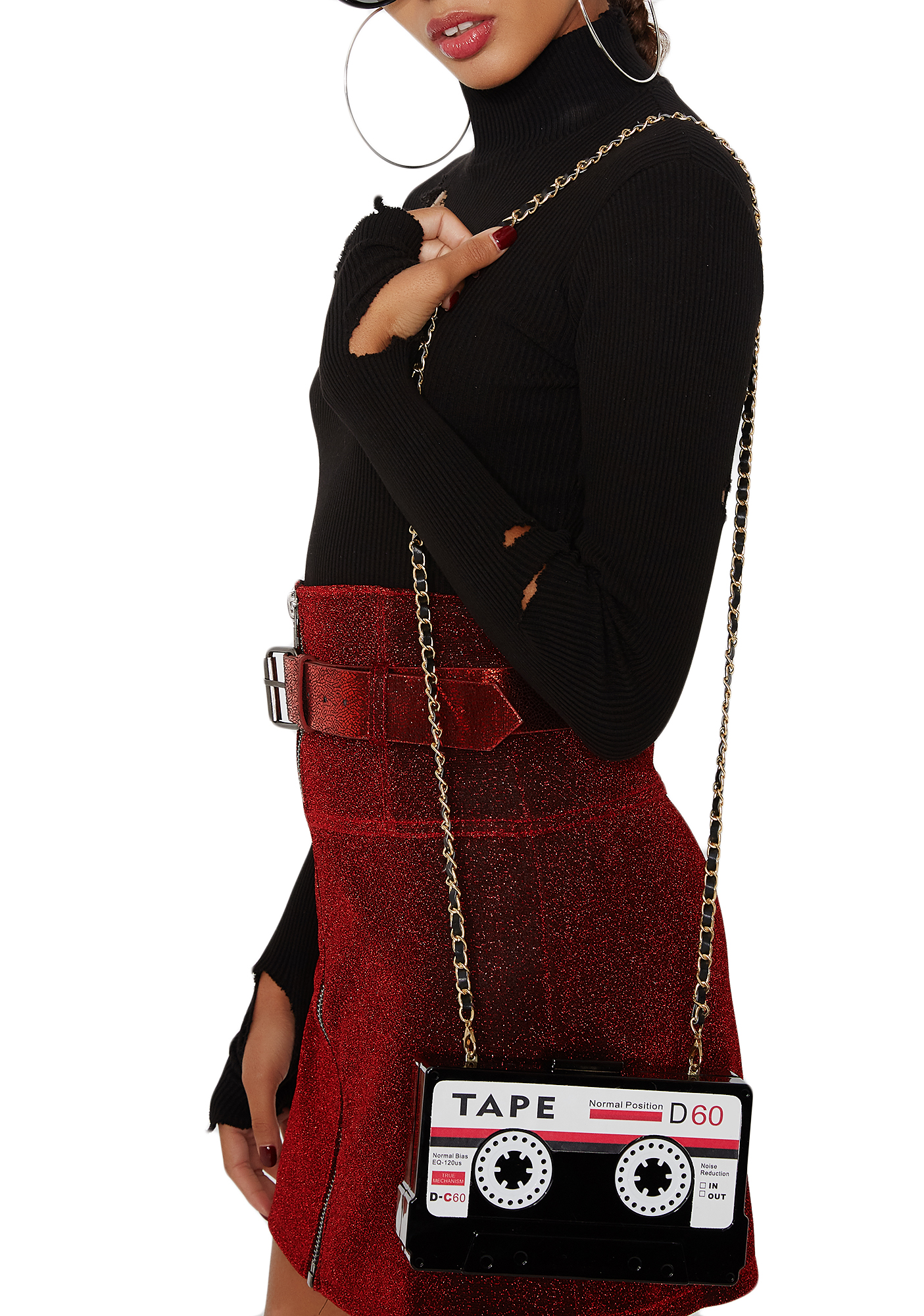 Play That Music Cassette Tape Bag Dolls Kill