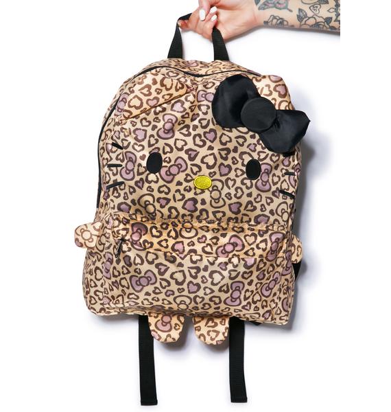 Sanrio Hello Kitty Leopard Backpack Dolls Kill