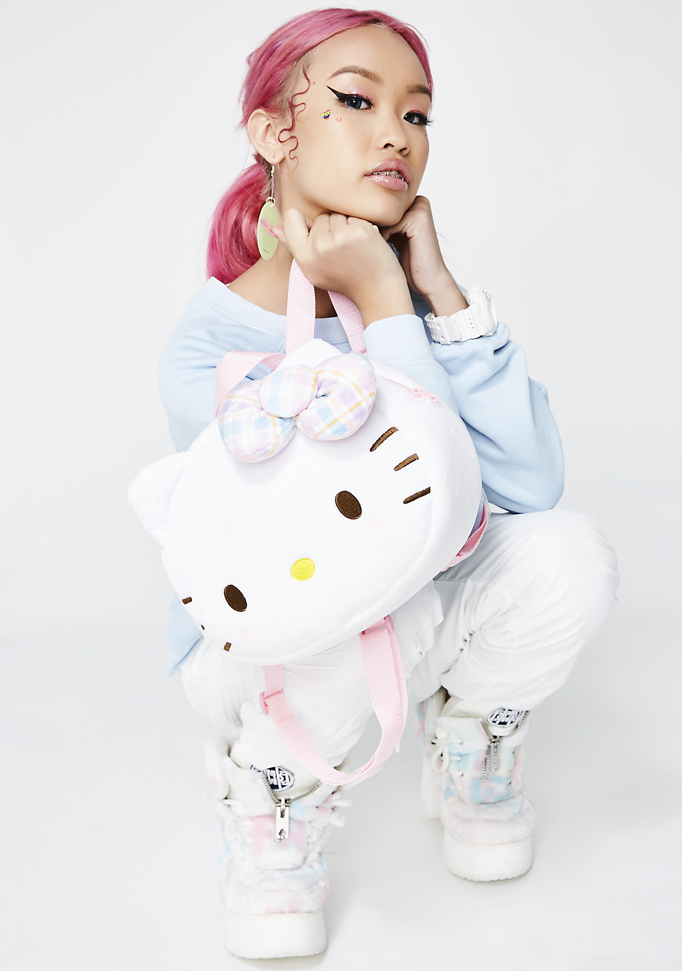 hello kitty backpack plush