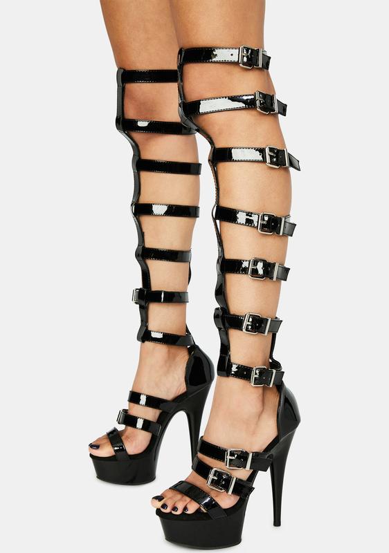 pleaser gladiator boots