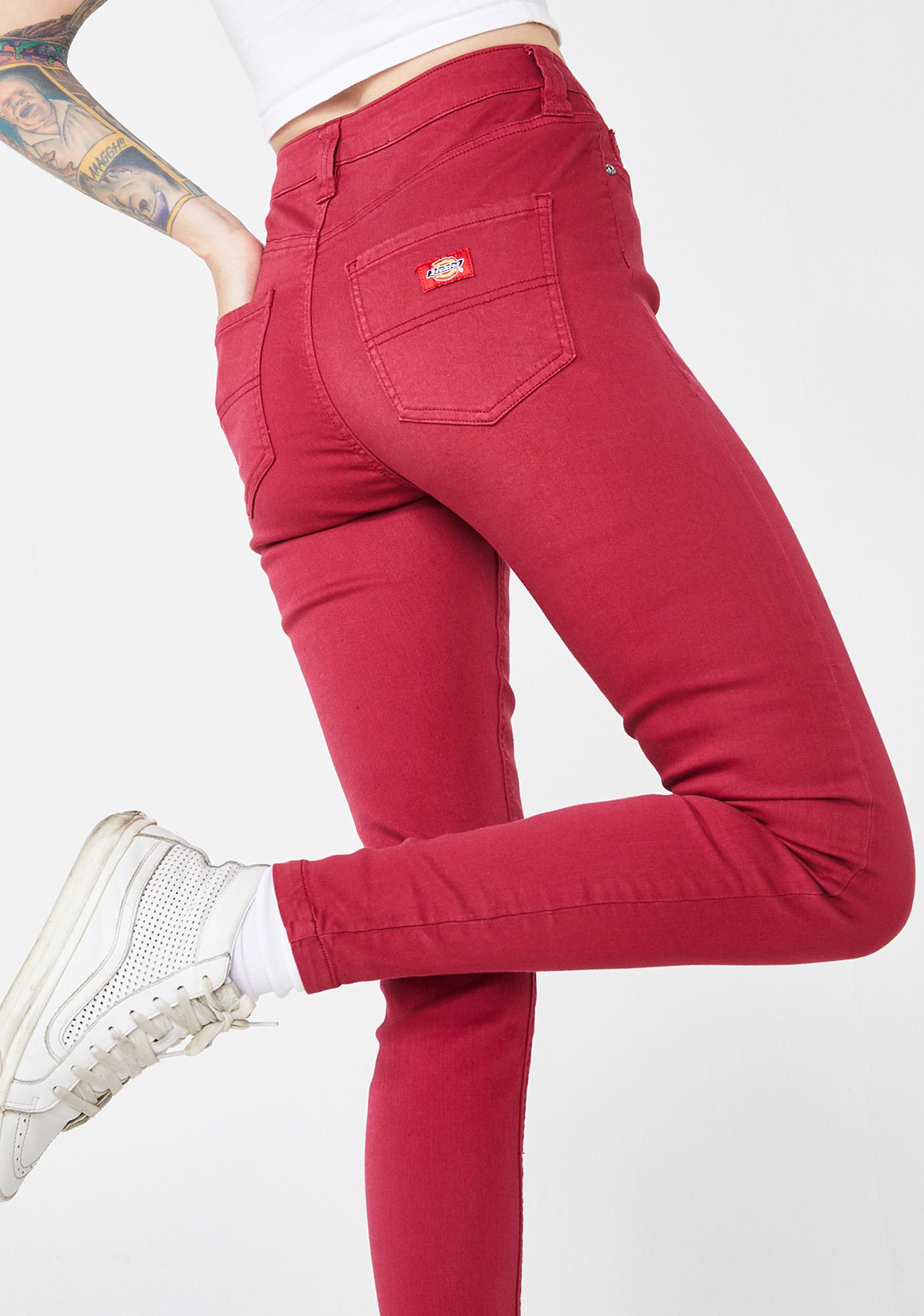 Dickies Girl Authentic Skinny Modal Pants Dolls Kill