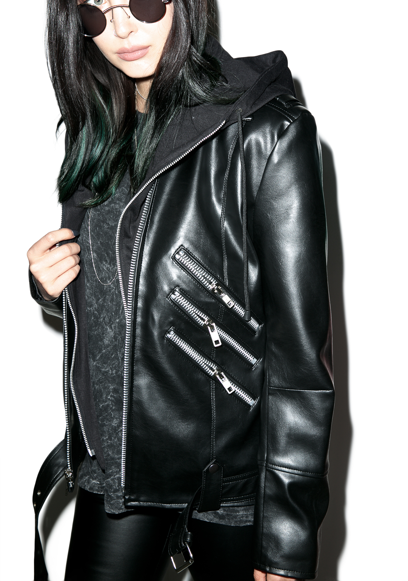 Killstar Moody Vegan Leather Jacket Dolls Kill