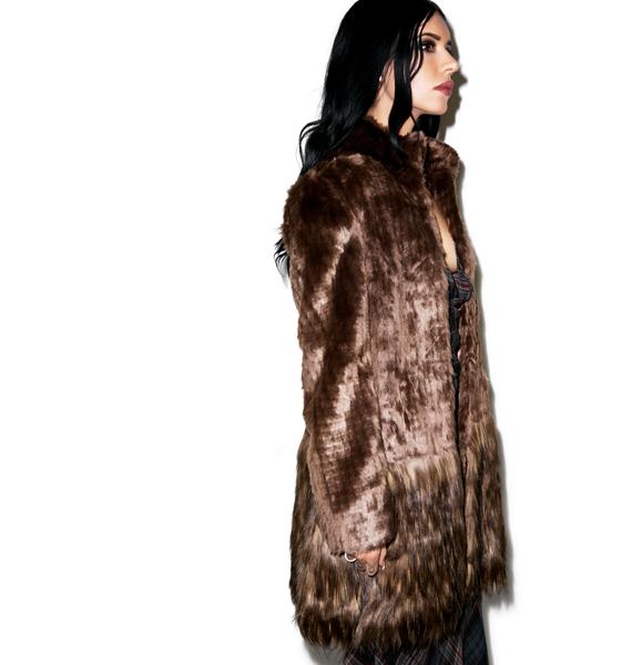 Unreal Fur A-Capella Coat | Dolls Kill