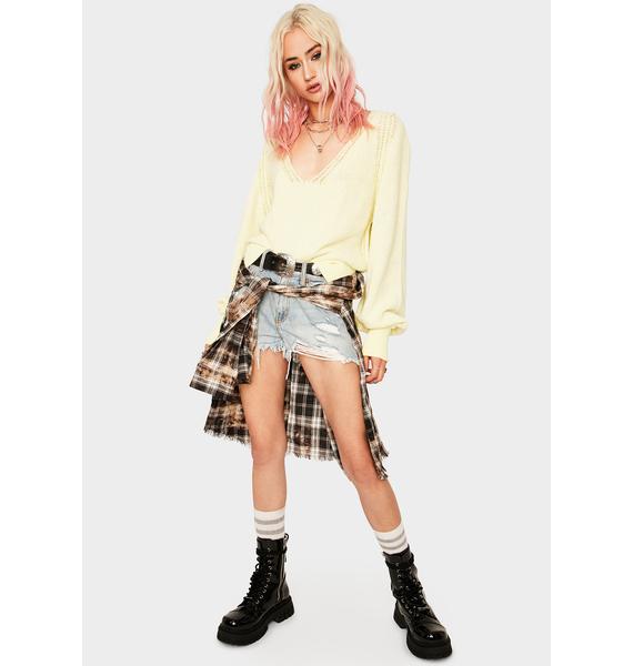 free people stevie knit cardigan