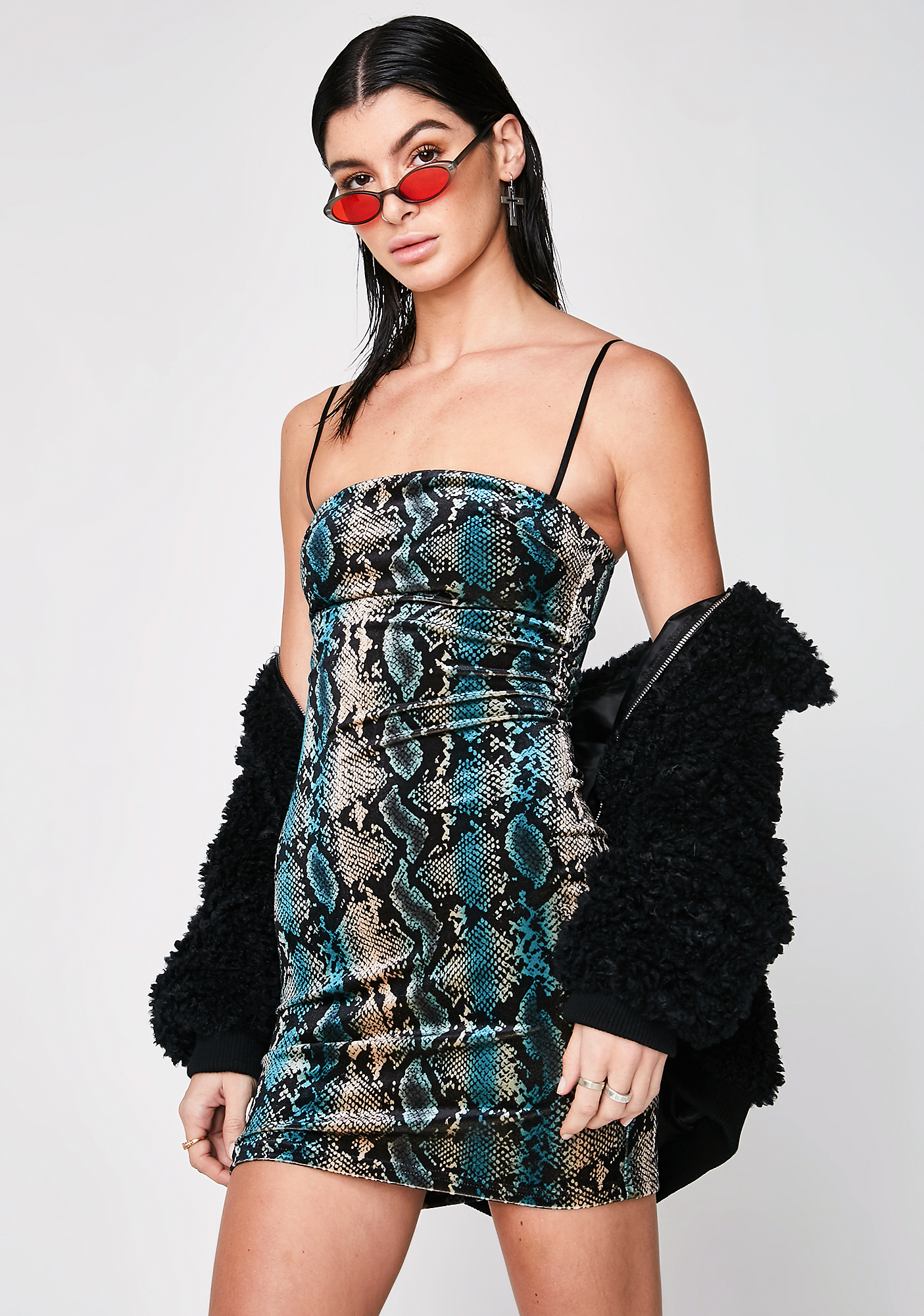 frock with denim jacket