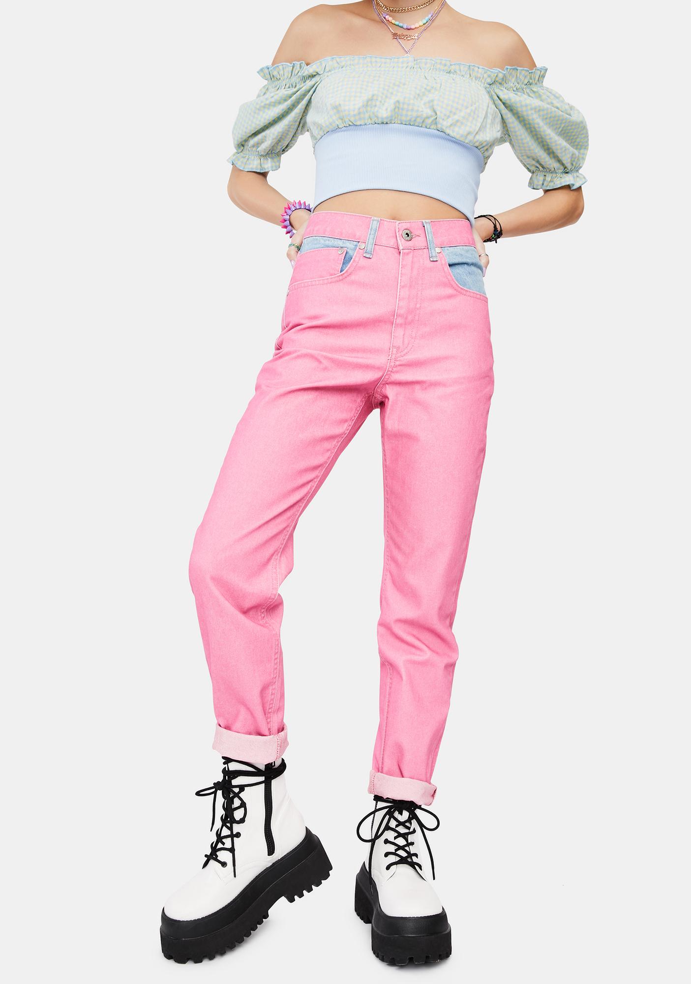 ragged priest mom jeans