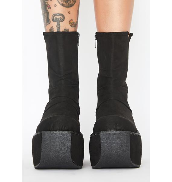 demonia suede boots