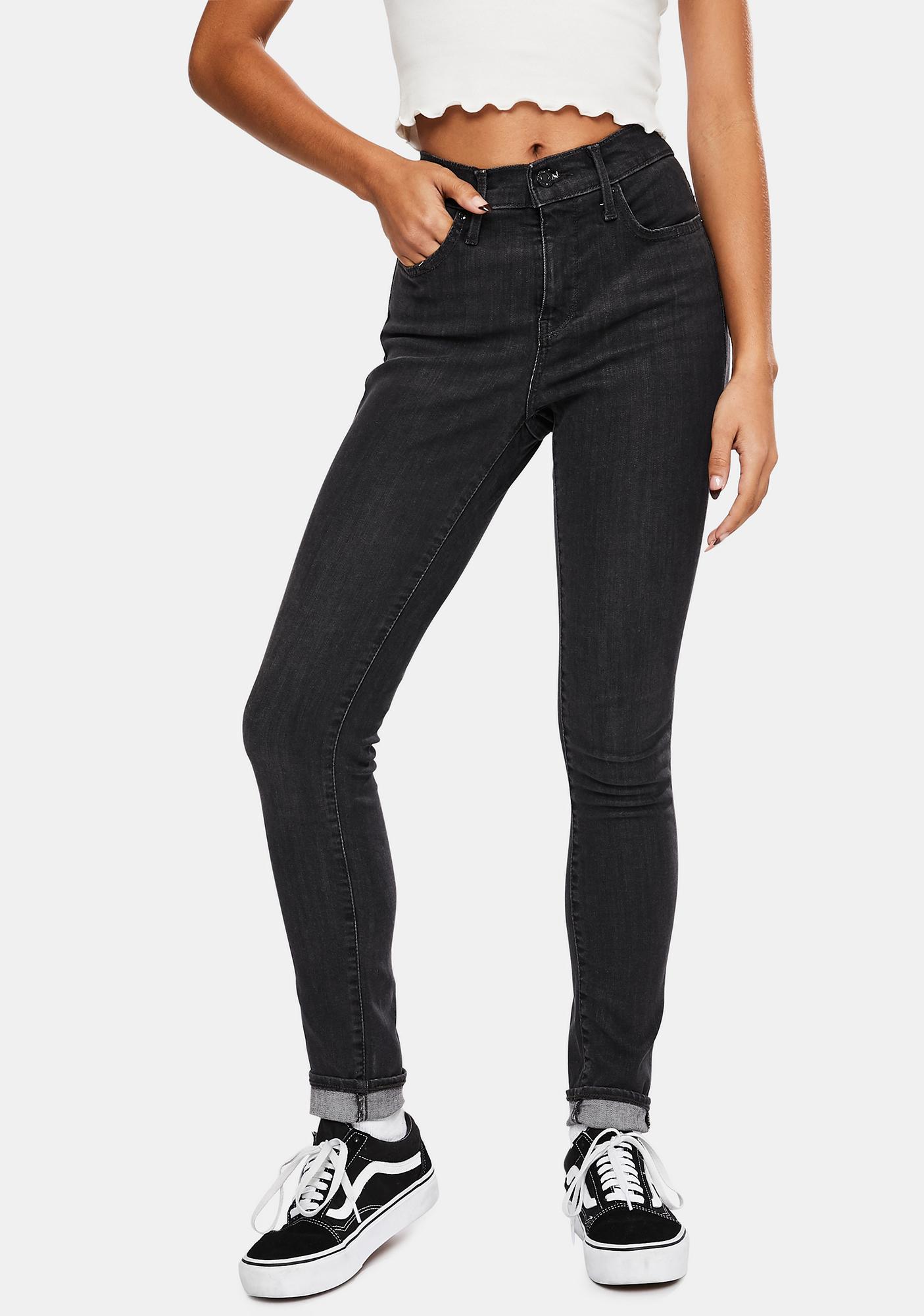 levi's 311 shaping skinny jeans black