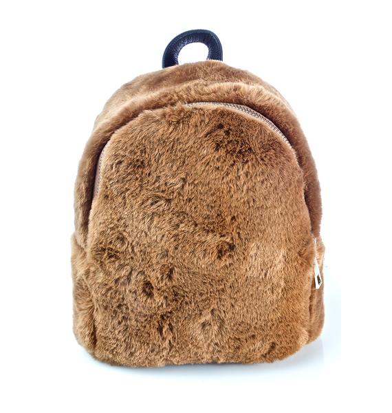 Teddy Faux Fur Backpack Dolls Kill