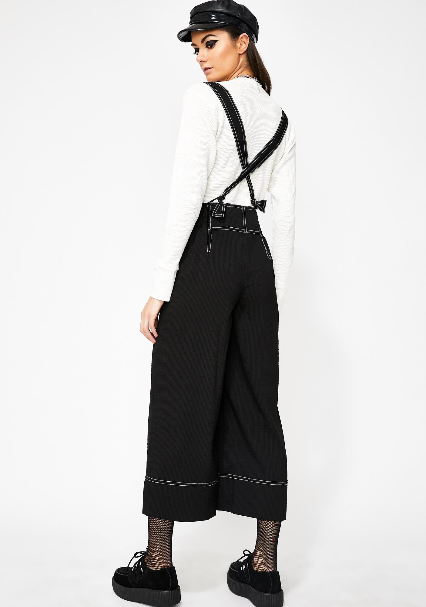 Black Suspender Pants Dolls Kill
