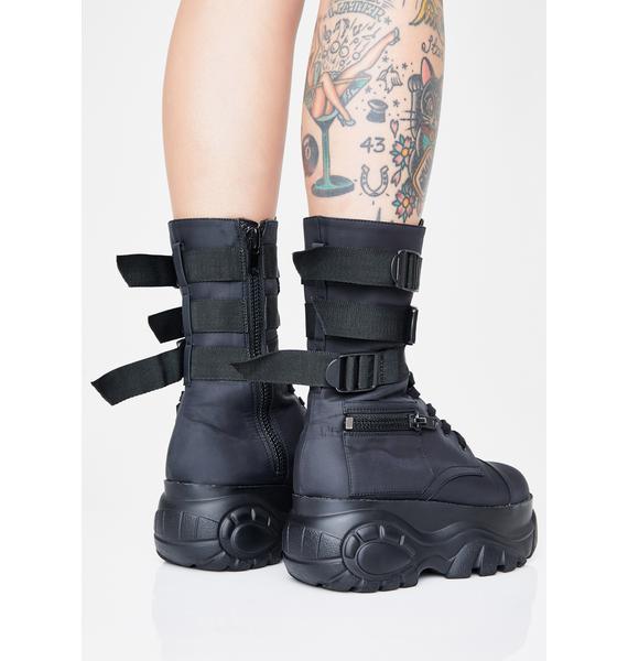 Poster Grl Buckled Platform Pocket Combat Boots Dolls Kill