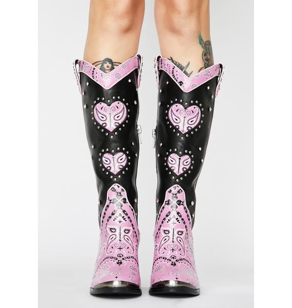 sugar skull cowgirl boots