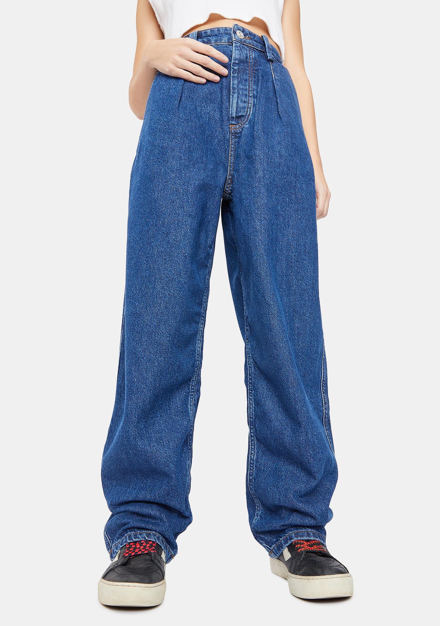 vintage blue pants