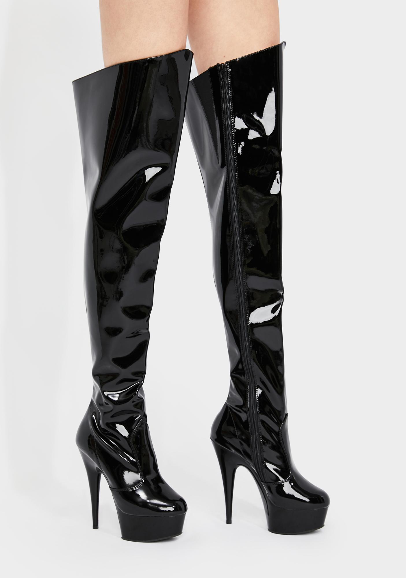 pleaser delight boots