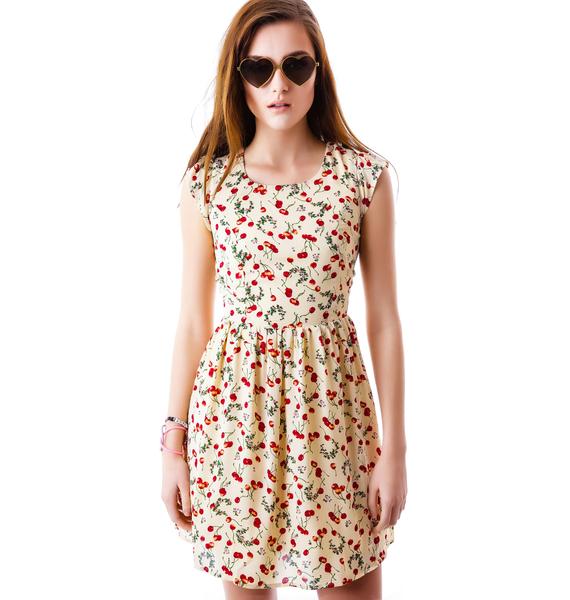 flower cutout dress