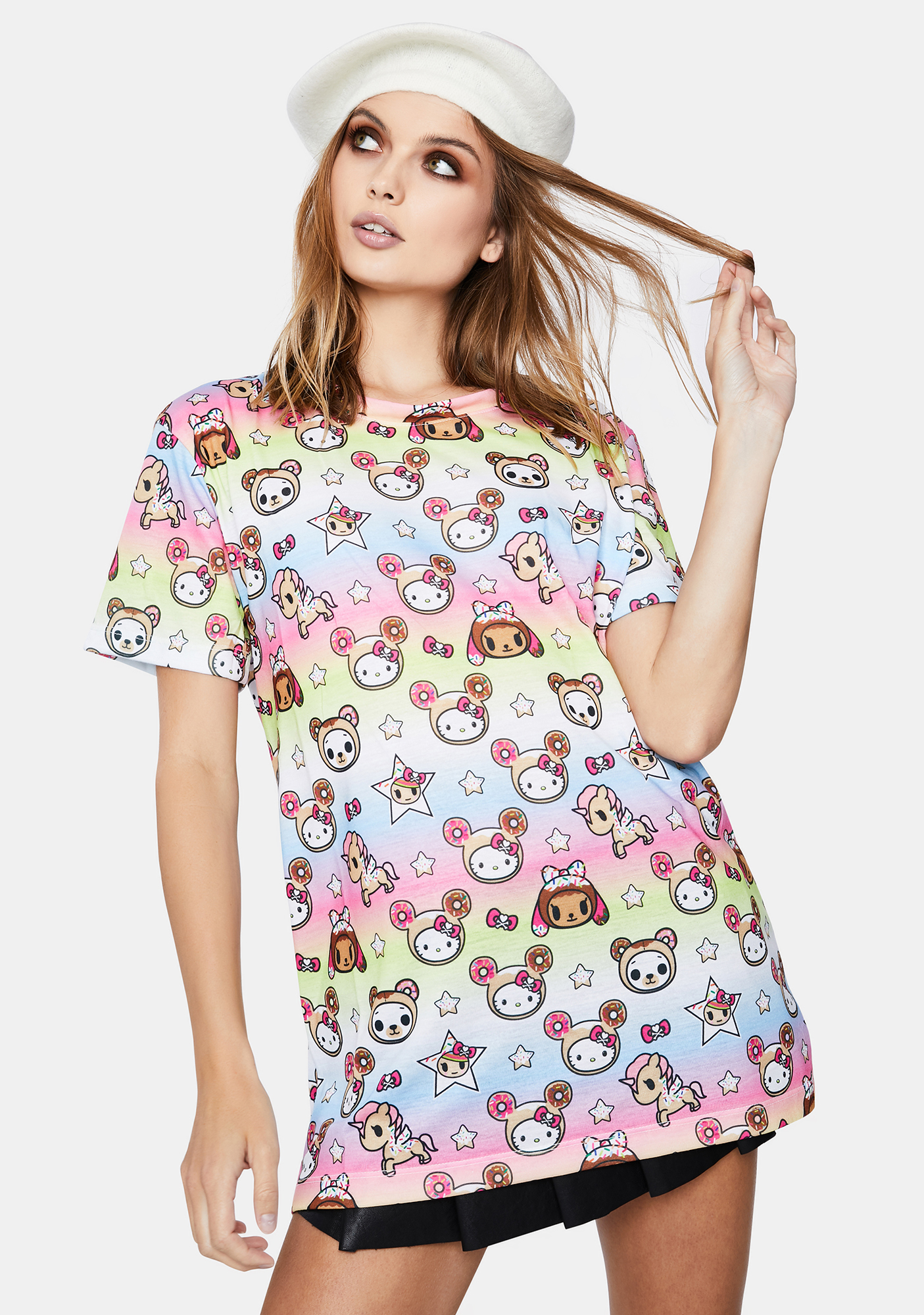 Tokidoki X Hello Kitty Goes Donuts Graphic Tee Dolls Kill