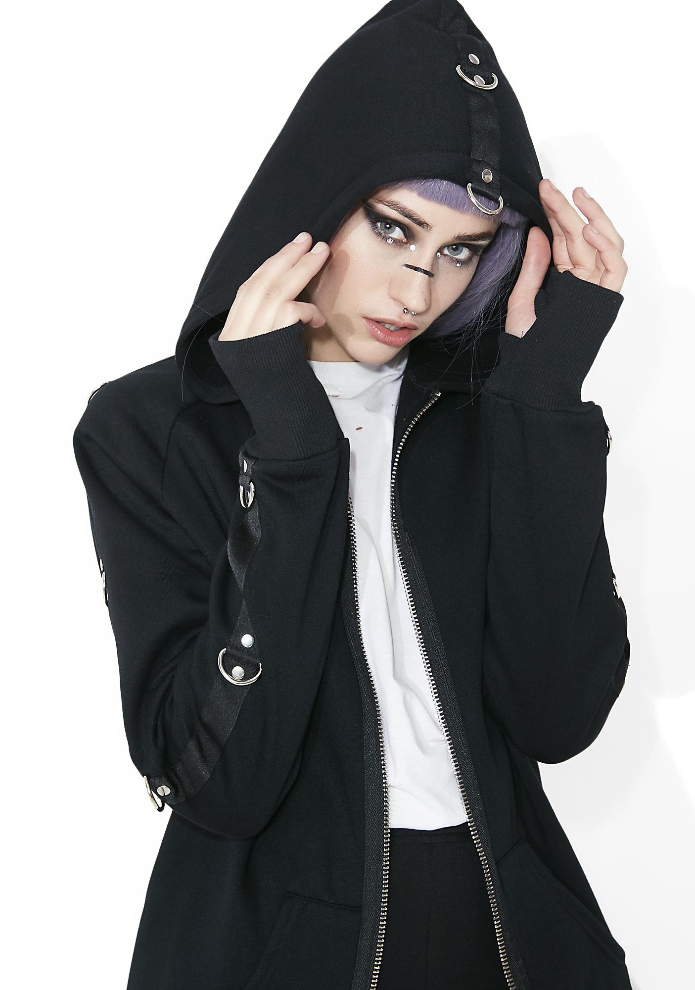Current Mood Hell’s Not Hot D-Ring Hoodie | Dolls Kill