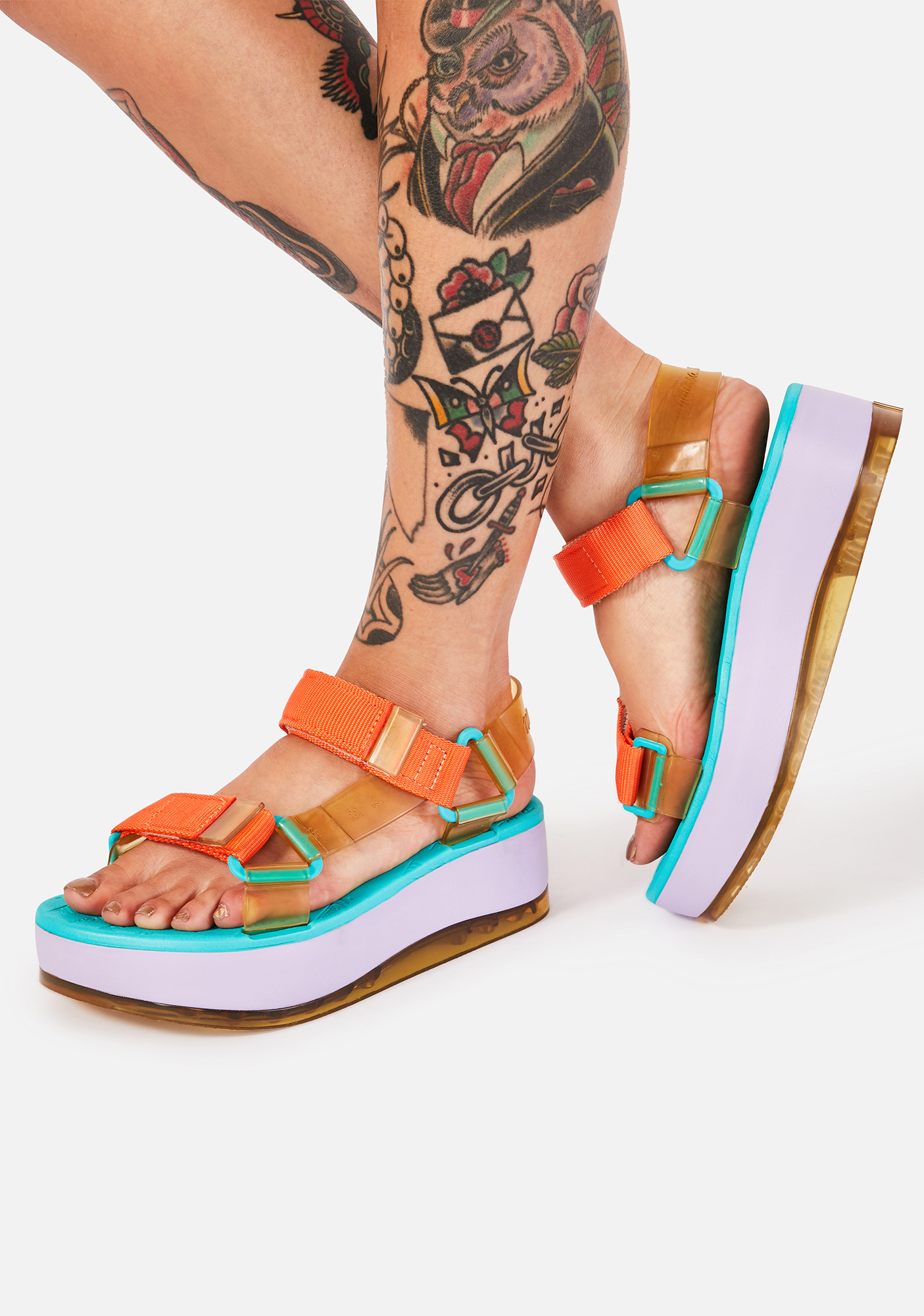 melissa women's papete platform sandals