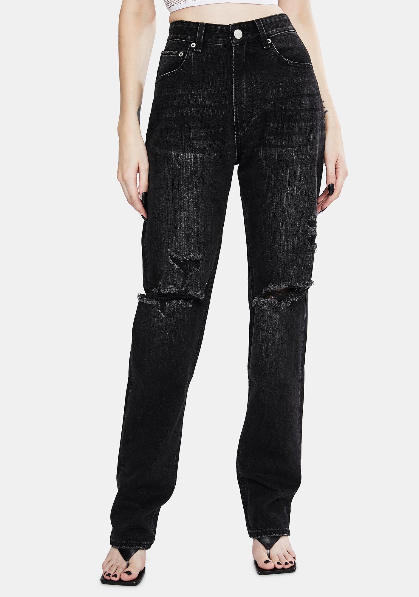 ZGY Ashes To Ashes Rebound Mid Rise Jeans | Dolls Kill