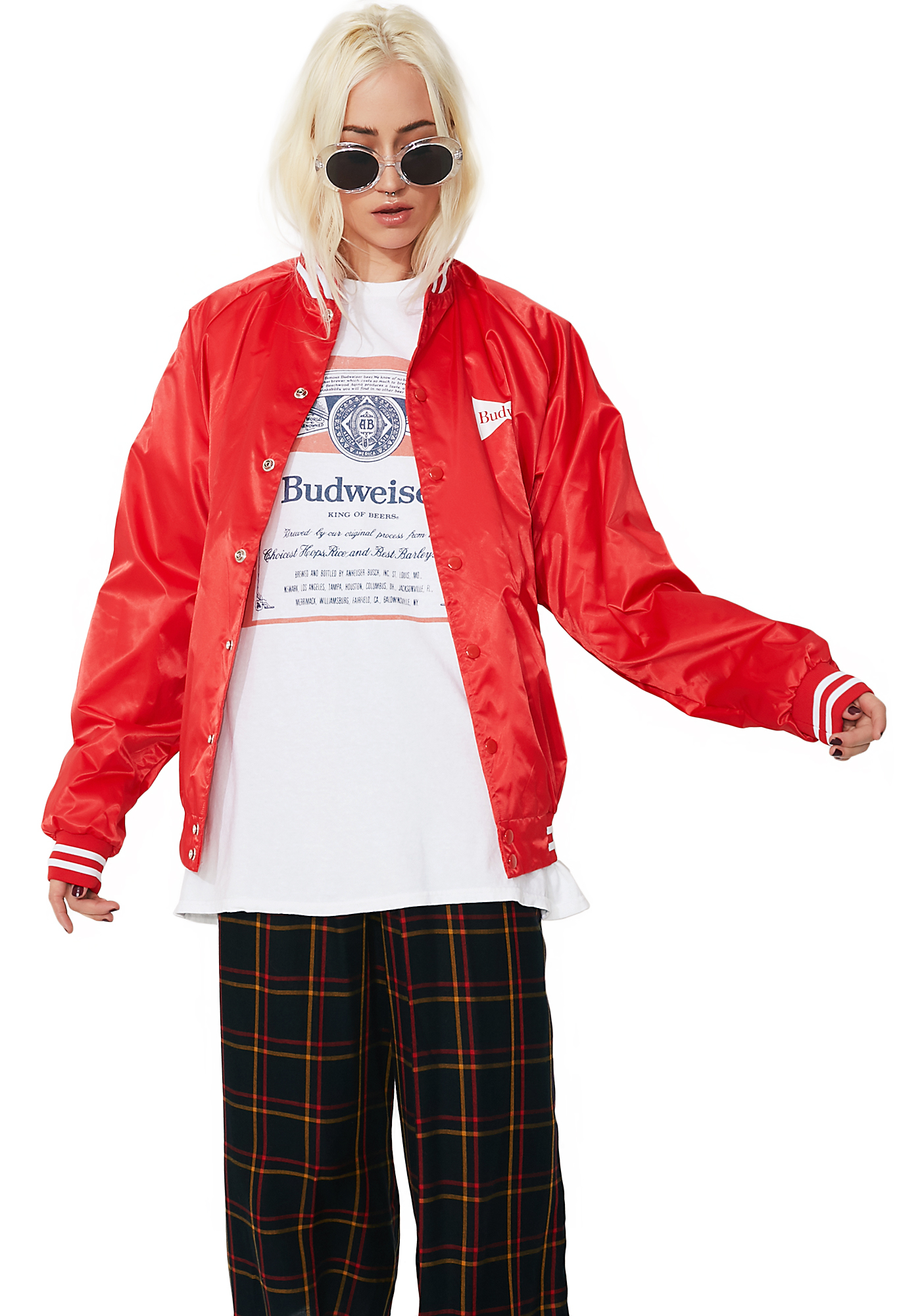 budweiser varsity jacket