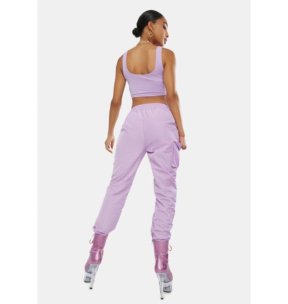 lavender joggers set