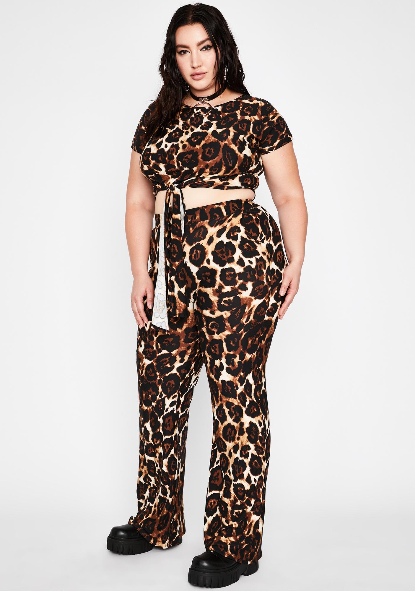 leopard print pant