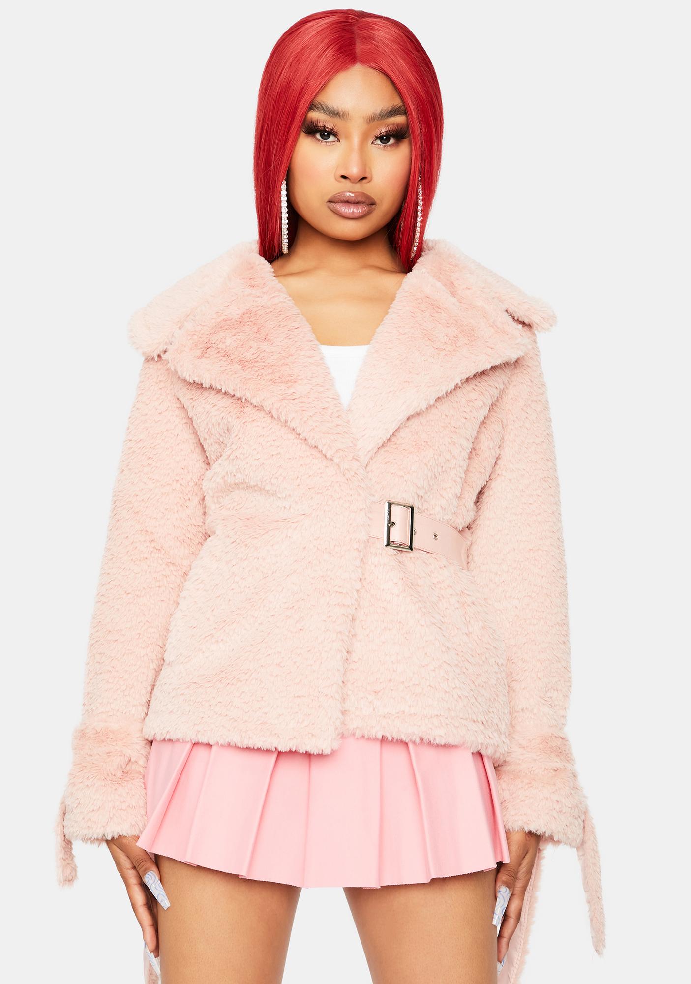 pink sherpa jacket