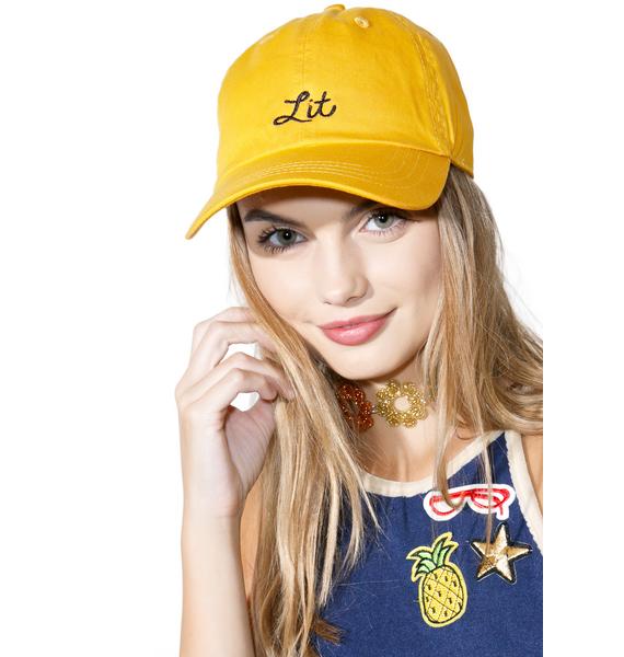 MeYouVersusLife Lemon Lit Cap | Dolls Kill