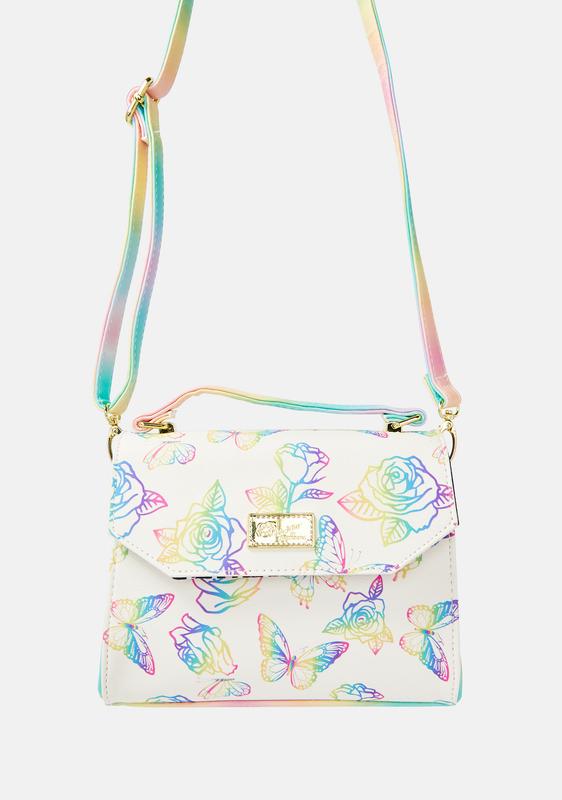 betsey johnson butterfly purse