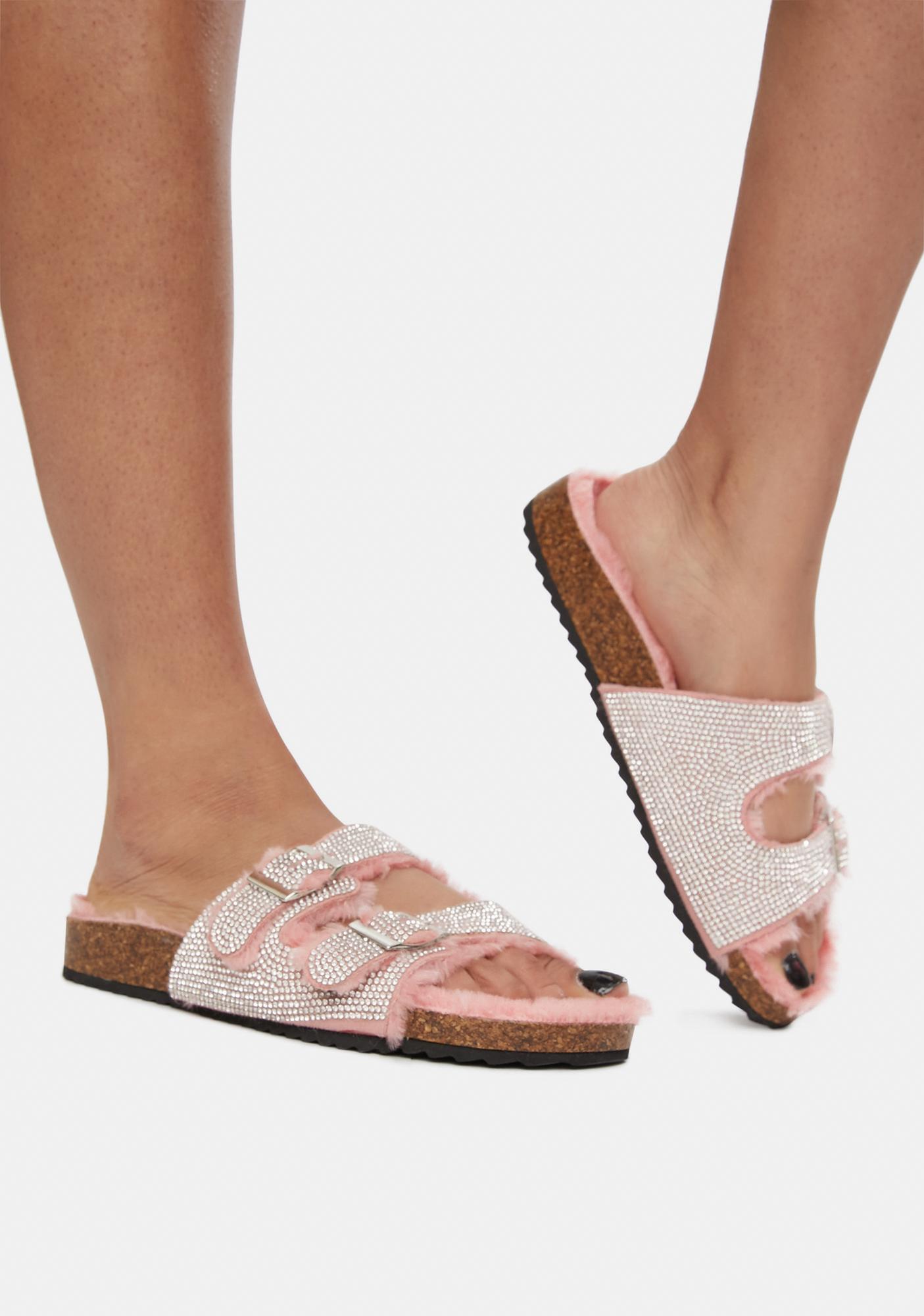 pink buckle slides