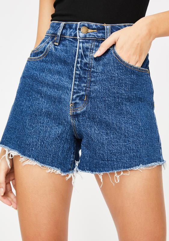 rollas denim shorts