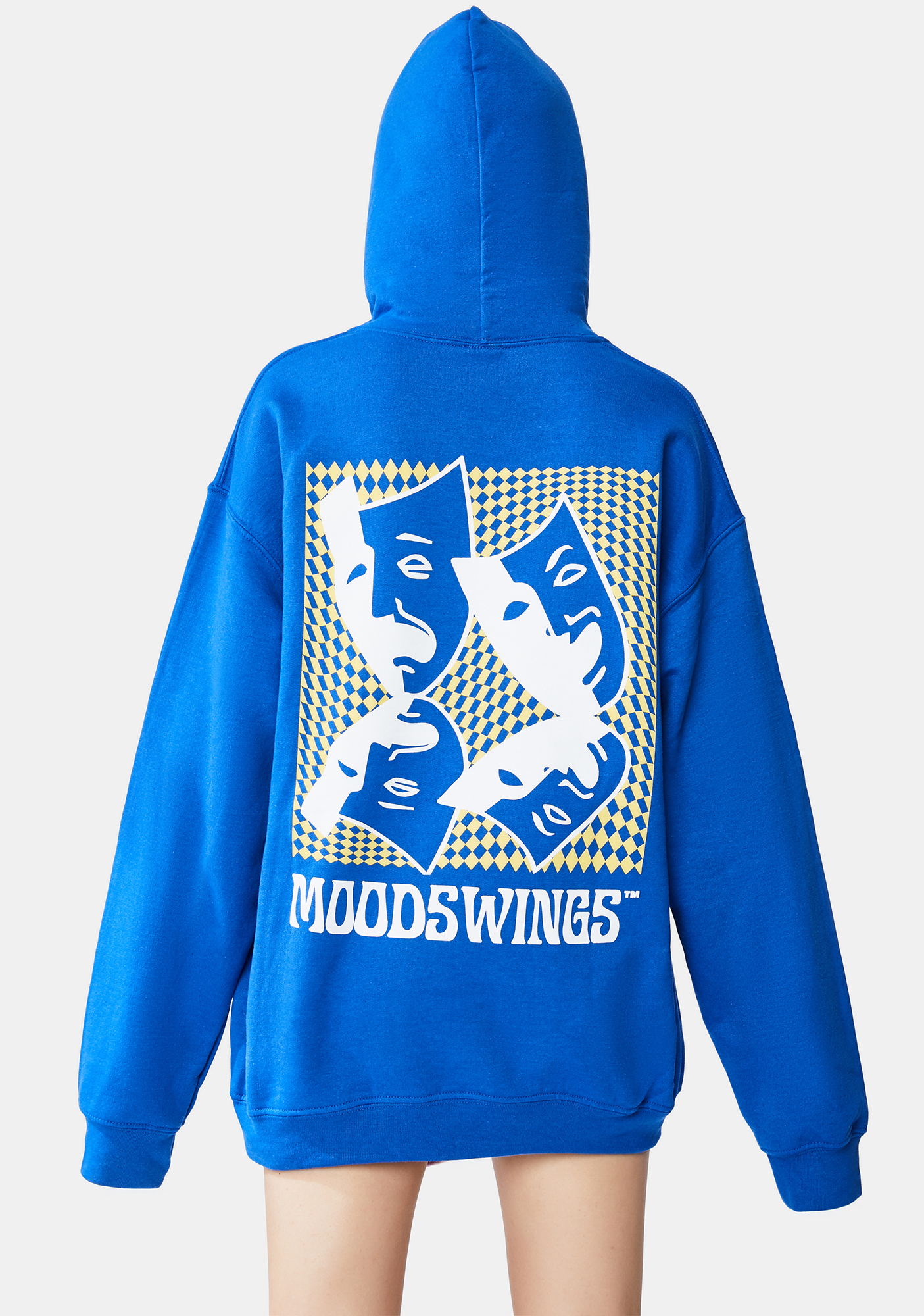 Zumiez Moodswings Emotional Graphic Hoodie Blue Dolls Kill