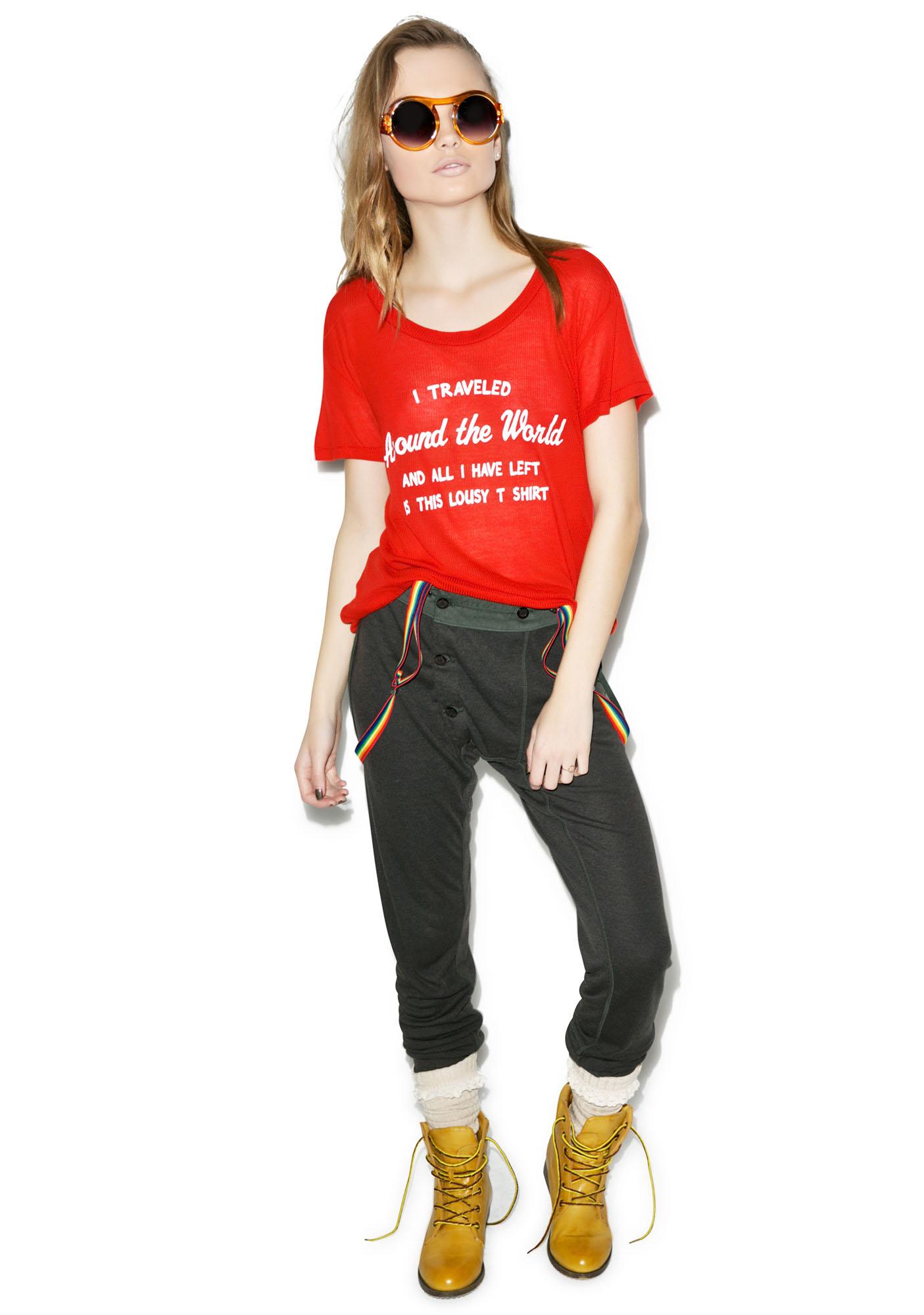 Wildfox Couture Around The World Easy Tee | Dolls Kill