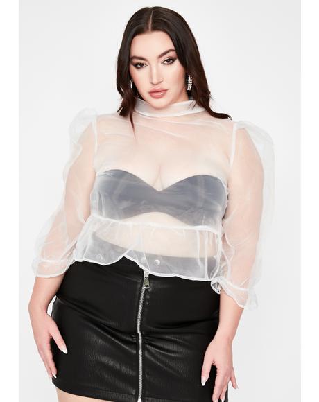 Legit Blurred Lines Orangza Blouse