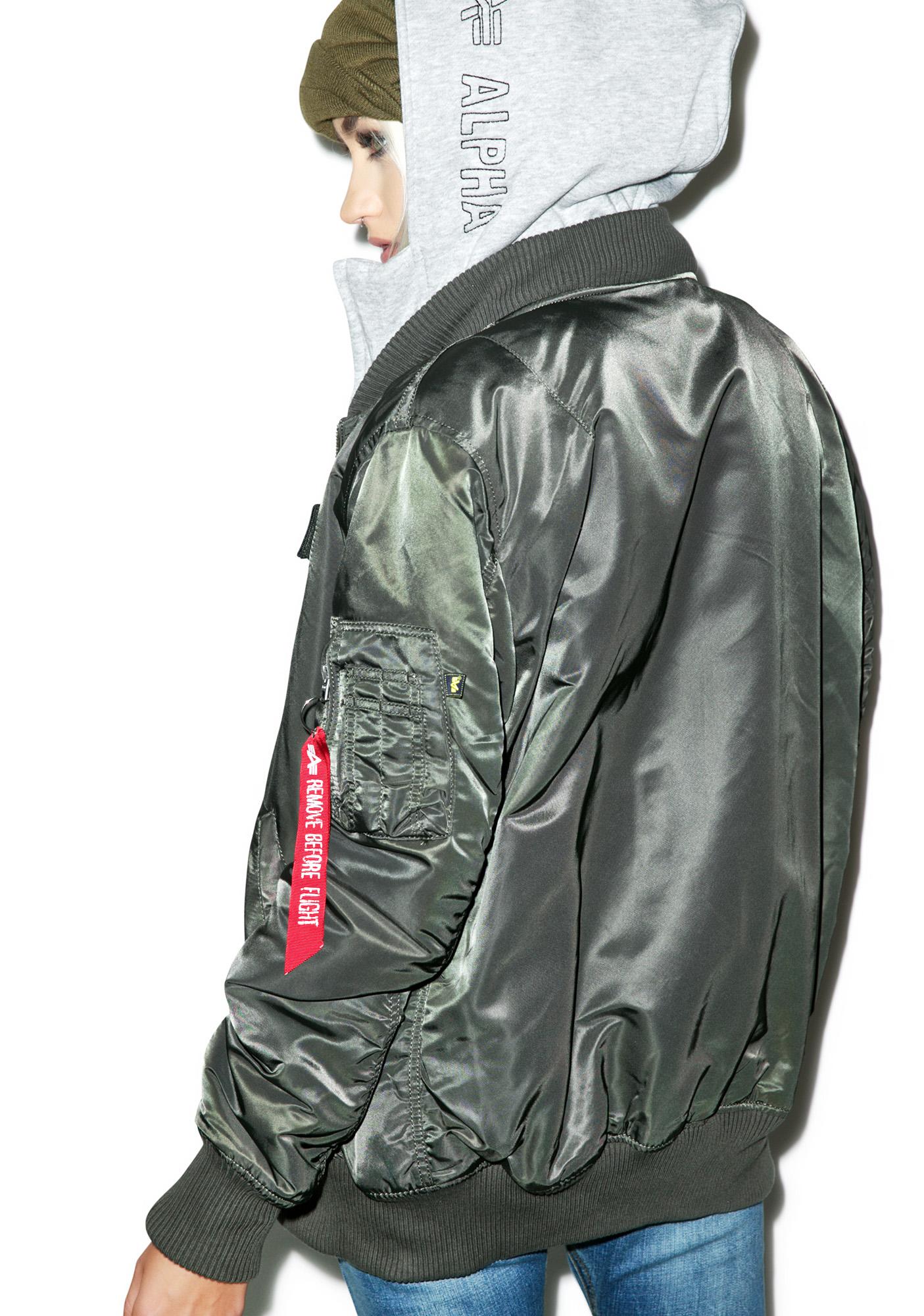 Alpha Industries Ma 1 D Tec Jacket Dolls Kill