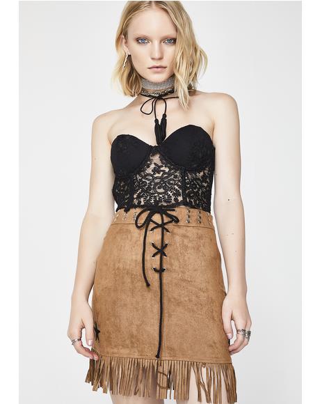 New Sheriff In Town Mini Skirt