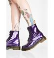 purple vegan doc martens