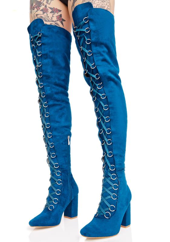 thigh high boot stories