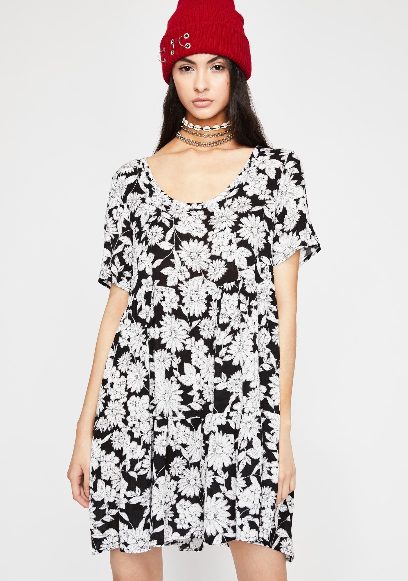 Floral Babydoll Dress Dolls Kill