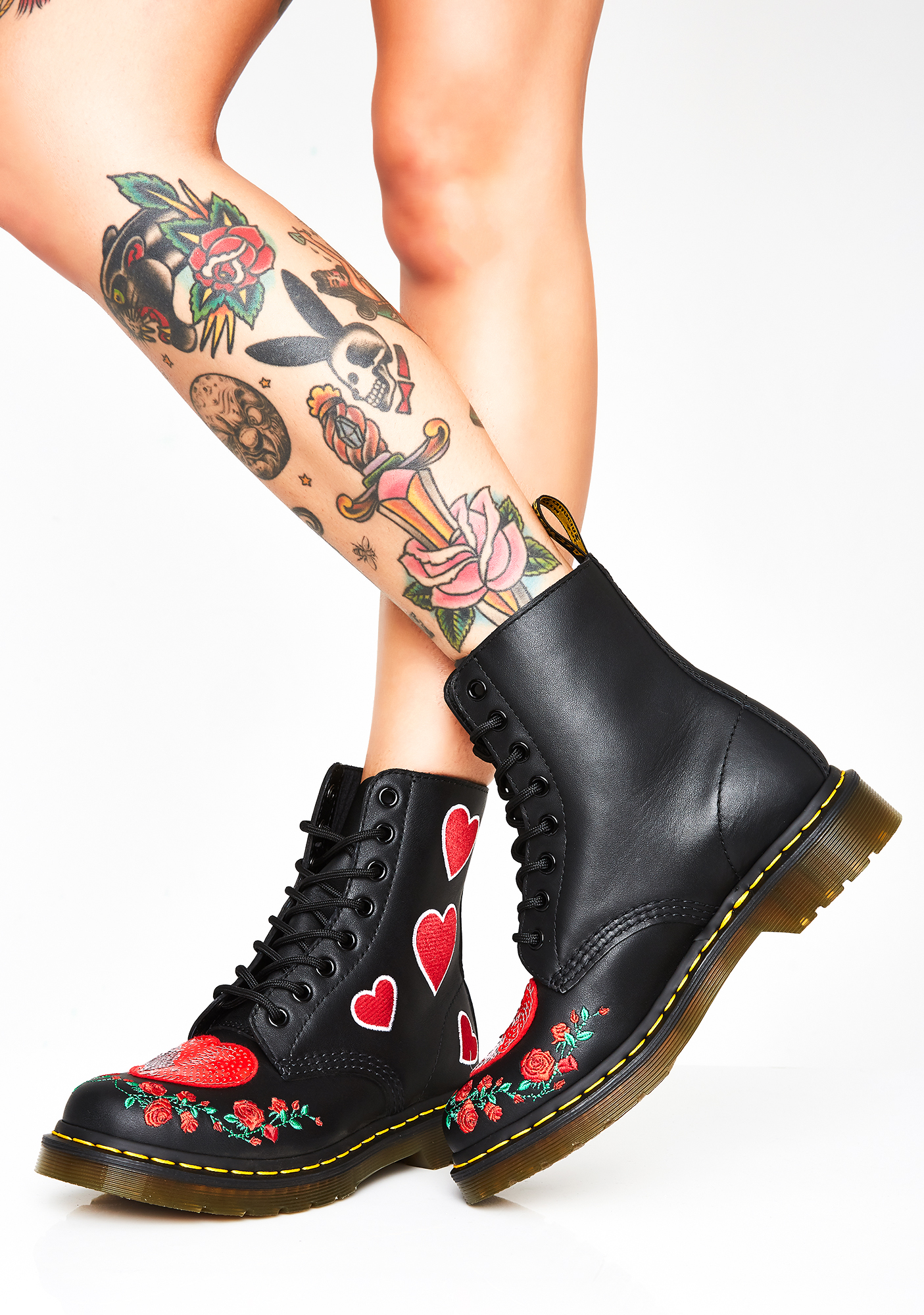 dr martens 1460 pascal hearts