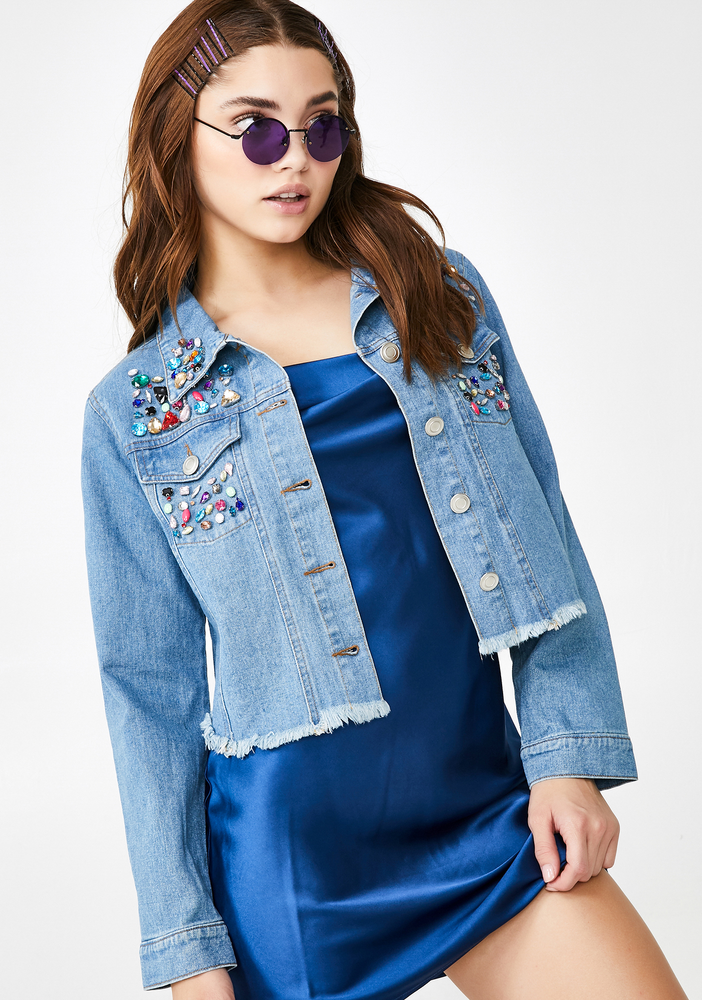 bedazzled jean jacket