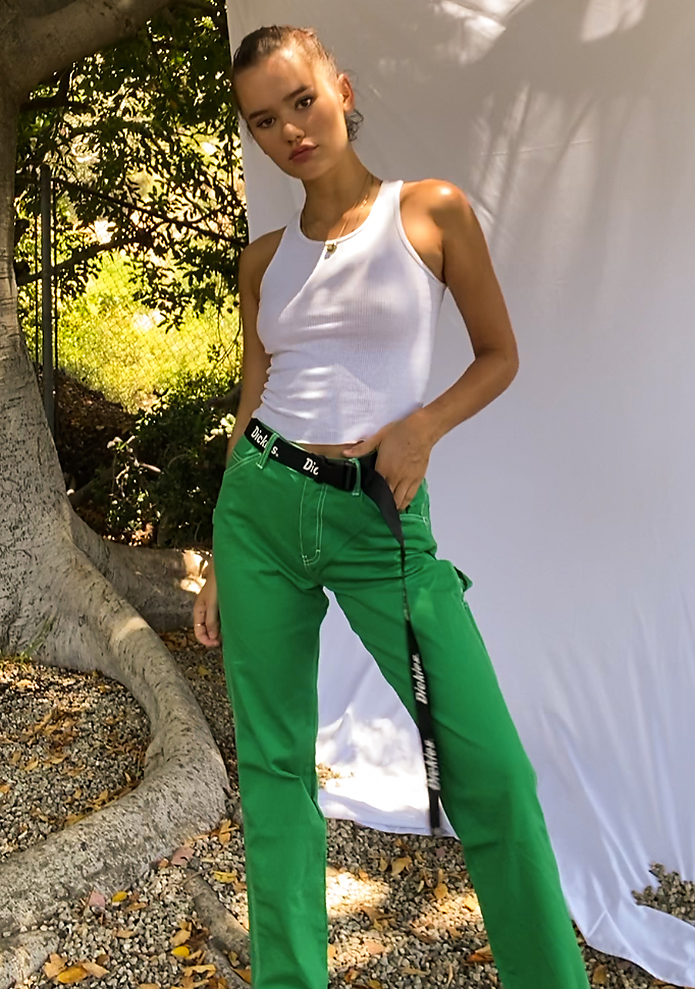 dickies green carpenter pants