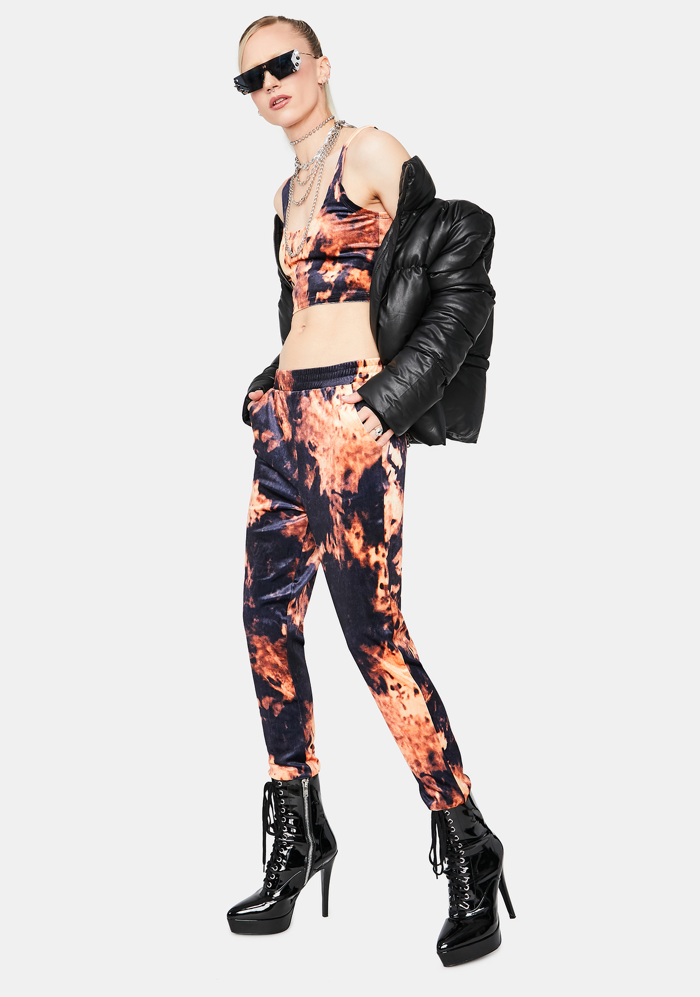 velvet jogger set forever 21